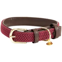 Kentucky Dogwear Plaited Nylon Dog Collar, Bordeaux - S (42 cm)