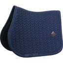 Saddle Pad Metal Chain Jumping, Navy