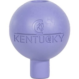 Smycz i gumowa piłka ochronna na ścianę, S, 11,5 cm - lavender