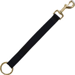 Kentucky Horsewear Nylon Halter Hook & Ring - black