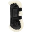 Kentucky Horsewear Vegan Sheepskin Tendon Boots Velcro, M - black