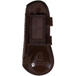 Kentucky Horsewear Springgamaschen Elastik, M - brown