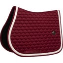 Kentucky Horsewear 'Plaited Cord' Spring Saddle Pad  - bordeaux