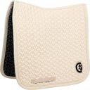 Kentucky Horsewear 'Plaited 3D Logo' Dressage Saddle Pad  - beige