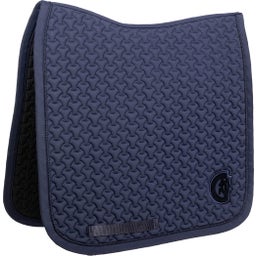 Kentucky Horsewear 'Plaited 3D Logo' Dressage Saddle Pad  - navy