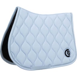 Kentucky Horsewear 'Wave' Jumping Saddle Pad  - light blue