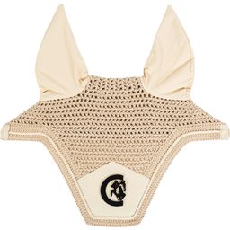 Kentucky Horsewear Fly Veil Wellington 3D Logo, Full - beige