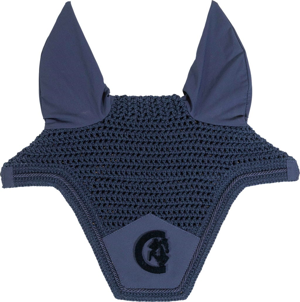 Kentucky Horsewear Nauszniki Wellington 3D Logo, Full - navy