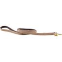 Plaited Nylon Dog Lead - Length 120 cm, Size S - beige