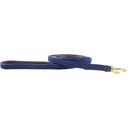 Plaited Nylon Dog Lead - Length 120 cm, Size S - navy