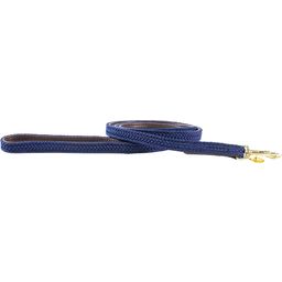 Plaited Nylon Dog Lead - Length 120 cm, Size S - navy