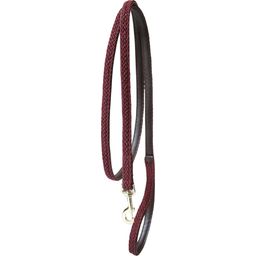 Laisse Nylon Tressé, Longueur 120x1,5 cm, Taille L - Bordeaux