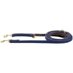 Plaited Nylon Dog Lead - 200 x 1.2 cm, Size S - navy