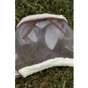 Kentucky Horsewear Skin Friendly Fly Mask with Ears, Silver - Cob