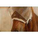 Kentucky Horsewear Fly Mask Skin Friendly with Ears, Silver - Cob