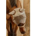 Kentucky Horsewear Skin Friendly Fly Mask with Ears, Silver - Cob