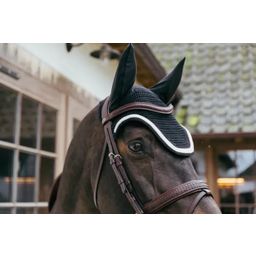 Kentucky Horsewear 'Wellington Plaited Cord' fülvédő, Full - black