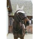 Kentucky Horsewear Fly Veil Wellington Plaited Cord, Full - Beige