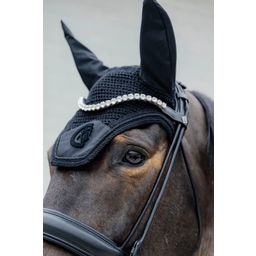 Wellington 3D Logo Soundless Fly Bonnet, Full - black