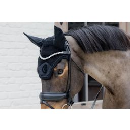 Wellington 3D Logo Soundless Fly Bonnet, Full - black