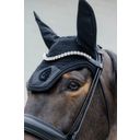 Kentucky Horsewear Fly Veil Wellington 3D Logo, Full - black