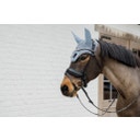 Kentucky Horsewear Fly Veil Wellington 3D Logo, Full - light blue