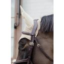 Kentucky Horsewear Fly Veil Wellington 3D Logo, Full - beige