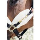 Kentucky Horsewear Oglavka Nylon Sheepskin Soft, Natural - Cob