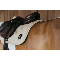 Kentucky Horsewear 'Wave' Jumping Saddle Pad  - beige