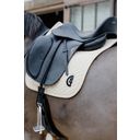 Kentucky Horsewear Saddle Pad Plaited 3D Logo Dressage - Beige