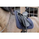 Kentucky Horsewear 'Plaited 3D Logo' Dressage Saddle Pad  - navy
