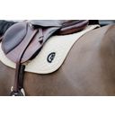 Kentucky Horsewear Tapis de Selle Saut  'Plaited 3D Logo' - beige