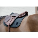 Kentucky Horsewear Spring Schabracke 'Plaited 3D Logo' - pine green