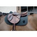 Kentucky Horsewear Spring Schabracke 'Plaited 3D Logo' - pine green