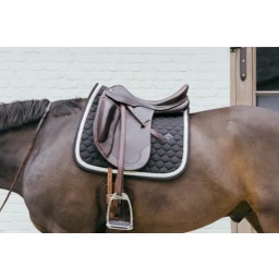 Kentucky Horsewear 'Plaited Cord' Dressage Saddle Pad  - black