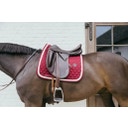 Kentucky Horsewear Dressur Schabracke 'Plaited Cord' - bordeaux