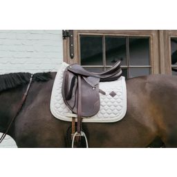 Kentucky Horsewear Saddle Pad Plaited Cord Dressage - beige