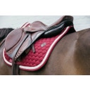 Kentucky Horsewear 'Plaited Cord' Spring Saddle Pad  - bordeaux