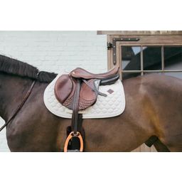 Kentucky Horsewear 'Plaited Cord' Spring Saddle Pad  - beige