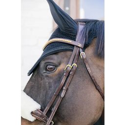 Kentucky Horsewear 'Wellington Soundless' Fly Bonnet, Full - black