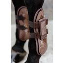 Kentucky Horsewear Skakalni ščitniki Elastic, M - brown