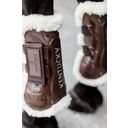 Kentucky Horsewear Vegan Bont Peesbeschermers 'Velcro' M - brown