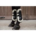 Kentucky Horsewear Ščitniki Vegan Sheepskin Velcro, M - black