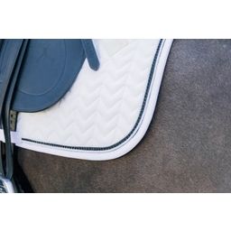 Kentucky Horsewear Tapis de Selle 'Metal Chain' - white