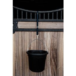 Kentucky Horsewear Nylon Holder Hook Ring Long - black