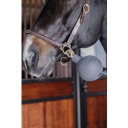 Kentucky Horsewear Leine & Wandschutz Gummiball, S, 11.5cm - grey