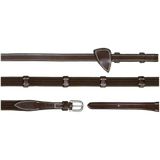 Working by Dyon - 5/8'' (16mm) Web Reins with 9 Leather Bars, Full 