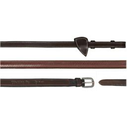 Working by Dyon - 1/2'' (13mm) Rubber Reins, Full  - Brown