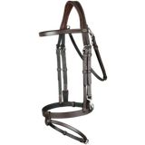 Working by Dyon - Flat Leather Bridle with Snap Hooks, Full 