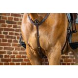 D-Collection Breastplate with Bridge, Brown, Full 